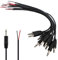 VISSQH 10-Pack Clavija Jack 3.5mm,Cable de Audio Conector 3.5mm,Conector TS Macho 2 Polos Conectores 3.5mm para soldar Mini Jack Estereo con Compatible con PS5 / PS4, Cascos, Altavoz, PC, Móvil
