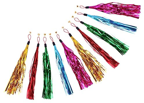 iplusmile 10st Lustiges Katzenstock-ringpapier Plüsch Kätzchen Teaser Zauberstab Katzenspielzeug Nachfüllbares Spielzeug Für Katzen Katzenminzenspielzeug Katzenfänger Ersetzen Teleskopstange