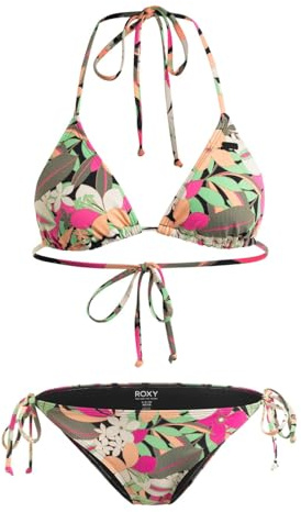 Roxy Printed Beach Classics - Triangle Bikini für Frauen Schwarz