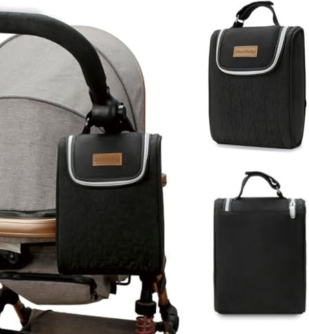 DZOZO Portable Insulated Baby Bottle Bag - Breastmilk Cooler and Milk Storage Carrier with Thermal Protection