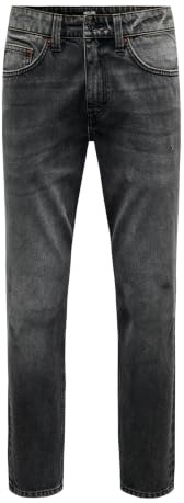 Only & Sons Male Relaxed Fit Jeans ONSYOKE Gerade geschnitten Jeans | Relaxed Fit Jeans