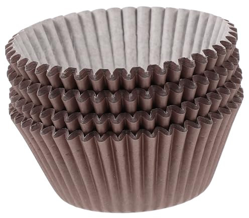 TOPBATHY 300 Stk Öl-Pappbecher-Set Cupcakes Weihnachtsgeschenkpapier backformen backform stollen Tasse Packpapier Muffinförmchen backen Cupcake-Förmchen Weihnachten Backbecher Unteres Pad