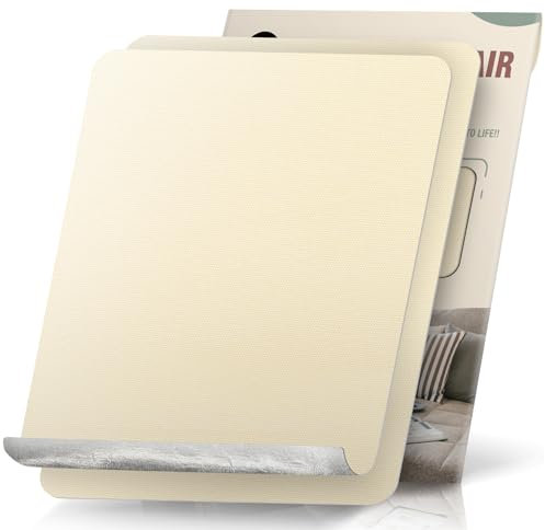 Flicken Selbstklebend Stoff, 23 x 28 cm 2 Stück Leinwand Stoff Selbstklebend, Beige, Wasserdichtes Leinwand Flicken Selbstklebend für Sofa Zelt Möbel Autositz Liege