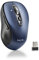 NGS Infinity-RB - Mouse wireless ricaricabile, mouse ergonomico multi-dispositivo, connessione 2.4GHz + Bluetooth 5.1, pulsanti silenziosi, scorrimento laterale con rotella veloce ambidestro, DPI blu