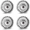 4x Borbet Felgen CW3 9x20 ET35 5x112 sterling silver kompatibel mit BMW 2er iX3 X1 X3 M X3 X4 M X4 X5 X6 X7 M X7