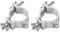 2PCS DJ Lighting O Clamps, Lights C Clamps 25-30mm, Clamps for Lights Stage Lighting Accessories, Aluminum Alloy DJ Lighting O Clamps for Stage Moving Head Light Par Light Spotlight