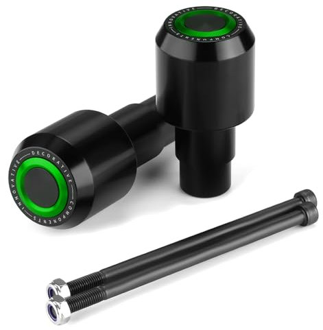 Modeer Sturzpads Für K.awasaki Z650 Ninja 650 2017~2024 Motorrad rahmen Slider Antikollisions-Fallschutz Crashpads z 650 ninja650 Zubehör (Grün)