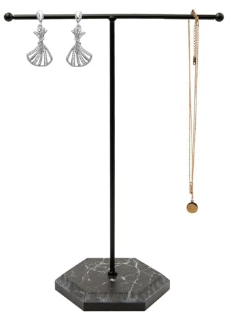 Smyckeshållare, halsbandslåda, smyckeskrin, pennhållare, metallsmycken, hängande armband, smyckesorganisatör, för halsband, armband, örhängen, ringar, etc., svart