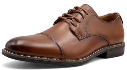 Finishing & Sewing Herren Cap Toe Schnürschuhe Oxford Kleid Schuhe