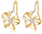 Reffeer 925 Sterling Silber Hawaiian Plumeria Blume Tropfen Ohrringe für Frauen Teenager CZ Blume baumelnde Ohrringe (B-Gelb)