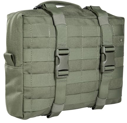 Tasmanian Tiger TT Tac Pouch 10 MKII 4L Rucksack Zusatz-Tasche, Molle-kompatible Deckel-Tasche für TT Base Pack; Oliv