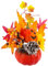 MUCKLILY Wohnmobil-dekorationszubehör Faux Pumpkins Thanksgiving Gefälschte Kürbisse Tischdekoration Mit Sonnenblume Künstliches Ahornblatt Tischdekoration Fallen Kürbis-blumenvase Plastik