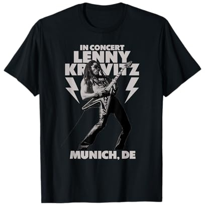 Lenny Kravitz Blue Electric Light Tour 2025 Munich T-Shirt