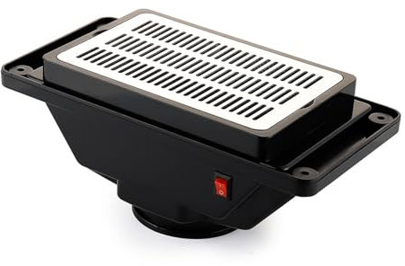 Professional Nail Dust Collector Strong Built-in Table Desk Nail Dust Collector Nail Vacuum Cleaner Suction Manicure Machine Nail Salon(Nero)