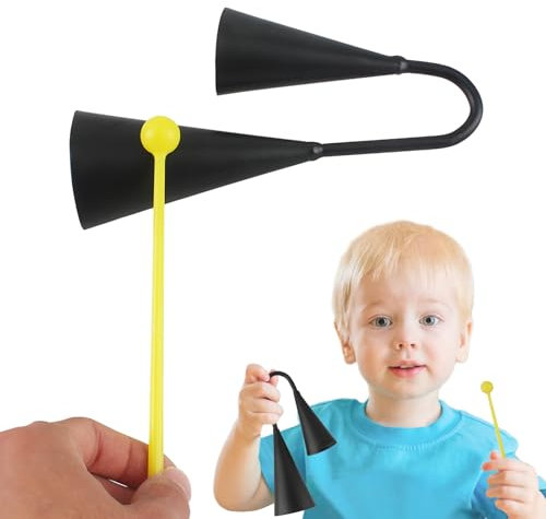 Kuhglocken -Lärmmacher, Kuhbellinstrument,Tragbares knuspriges Percussion Instrument | Ergonomische Kinderpartyversorgung für Drum, Bühne, Leistung, Improvisation, Bildung