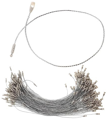 Gadpiparty 200piezas Cierres para Etiquetas Cordón para Colgar Decoración Cuerda Ligera Multifuncional