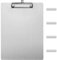 Klemmbrett A4 Edelstahl mit magnetischem Whiteboard für Kühlschrank 1 mm Stärke 4 Magnetstreifen Fingerabdruckfeste Schreibfläche