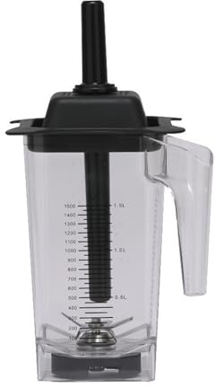 1,5-Liter-Mixbecher Mit Mixstab, Kompatibel Mit JTC, TM-800A Und TM800AQ Mixer-Entsafter-Behälter (Ersatzteil)