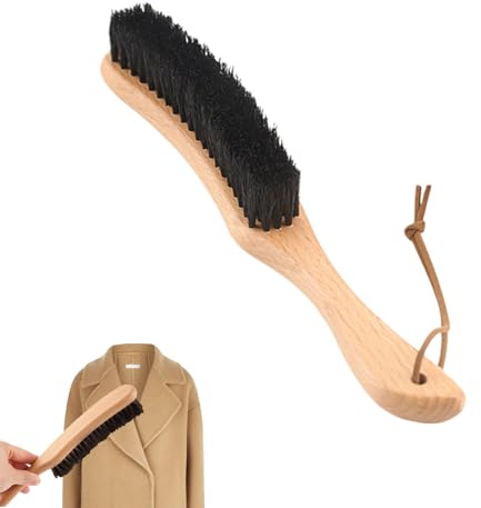 Kleiderbürste Fusselbürste,Wollbürste,Wildschweinborsten Bürste für Anzüge,Wunderbürste,Hutbürste,Haare Entfernen Brush,Kleiderbürste Tierhaare,Reinigung Flusenbürste für Kaschmirbekleidung,Cashmere