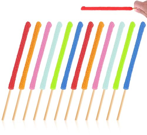 15 PCS Microfiber Detail Duster Sticks, Mini Duster Crevice Cleaning Tool Car Air Vent Cleaner for Home Air Vent Window The Smallest Spaces