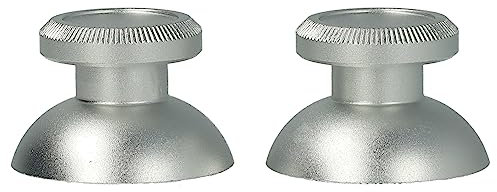 vhbw 2X Joysticks Compatible avec Microsoft Xbox One Manette de Jeu - Joystick, Aluminium, Argent