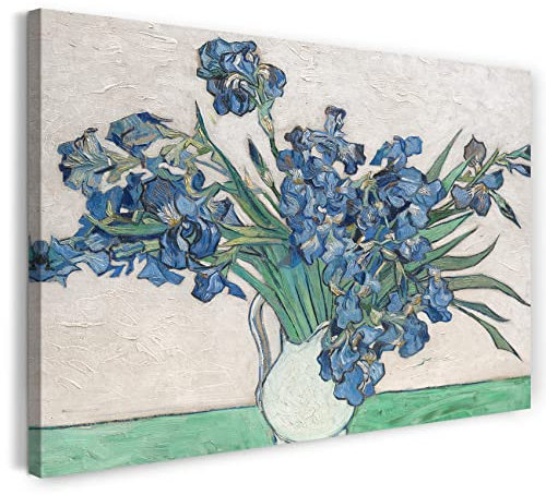 Printed Paintings Leinwand (120x80cm): Vincent Van Gogh - Iris
