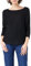 VERO MODA Vmnora 3/4 Boatneck Blouse Noos, suéter Mujer, Negro (Black), 40 (Talla del fabricante: Medium)