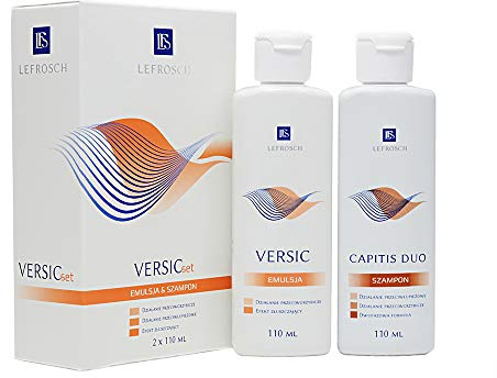 LEFROSCH VERSIC set Anti-fungal Emulsion and Anti-Dandruff shampoo 110 ml+110 ml