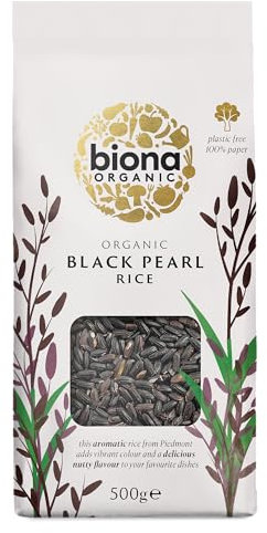 Biona Black Venus Rice Organic, 500g, Packaging may vary