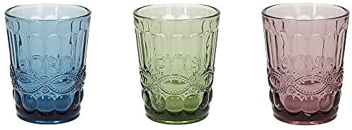Tognana Madame, Set 3 Bicchieri cc 230, Vetro, Multicolore