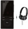 Sony NW-E394 8 Go Lecteur MP3 Walkman avec Radio FM - Noir & MDR-ZX310APB Casque Pliable avec Microphone - Noir
