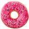 NaisiCore Nette Donuts Kissen Kissen Schokolade Sofa Kissen Dekorative Kissen Sitzkissenbezug Rosa