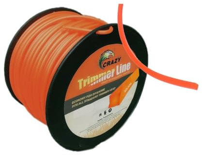 OISE ART STORE Trade Shop - Filo Decespugliatore Quadrato 2.7 Mm Bobina 100 Mt Metri Tagliaerba Cavo Matassa