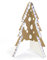 RIPPOTAI Mini árbol de Navidad de 30 cm de cartón ecológico FSC Let It Snow