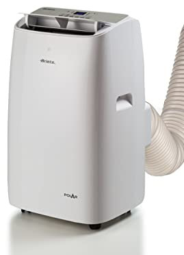 Ariete Polar 12, Climatizzatore Portatile 12000 btu/h, 220 Volt, Gas Naturale R290, Classe Energetica A, Bianco