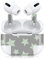 Finest Folia Aufkleber Set kompatibel mit Apple AirPod Pro kabellose Bluetooth Kopfhörer und Ladecase Vinyl Folie Skin Design Cover passgenau R190 (Pro, 13 Sterne Salbei)