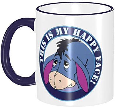 Tasse für I-Ah 11 oz Keramik glänzend Geschenk für Kaffeeliebhaber Zitat Tasse Geschenke für Männer und Frauen.