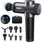 Massage Gun BURNNOVE 99 Speeds Muscle Deep Massager Electric Handheld Percussion with 8 Heads 2800 mA LED Touch Screen for Neck and Back Muscle Relaxation and Pain Relief