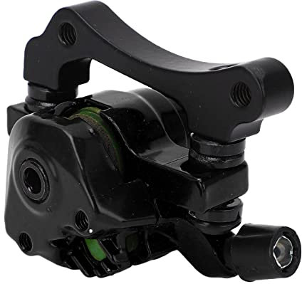 CHICIRIS Electric Scooter Brake Disc Device, Electric Scooter Brake Caliper Aluminum Alloy Right Side for Replace Part (Black)