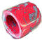 Echte Pfirsichblüte Jade Breite Ring Bands Männer Modeschmuck Glück Red Jades Ringe Geschenke für Männer 22-23mm
