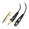 Cable Matters Premium Braided 3.5mm to Mini XLR Headphone Cable 4 ft - Compatible with Beyerdynamic DT 1770 Pro, DT 1990 Pro, AKG K240, K182, K175, K182, K245, K371, and Q701 Headphones