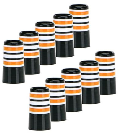 DONGKER 10PCS Golf Iron Ferrules, Golf Club Ferrules Compatible 0.370'' Parallel Shaft Taper Tip Iron Wedge