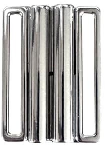 Hartmann-Knöpfe silber Schnalle für Stretchgürtel Gürtel zum Annähen 40mm oder 50mm (1 Stück) (50mm)