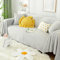 ANAZOZ Sofa Decken Bezug 1 Sitzer, Couchbezug Plüsch Einfarbig Grau Sofaüberwürfe Wohnlandschaft 180x180