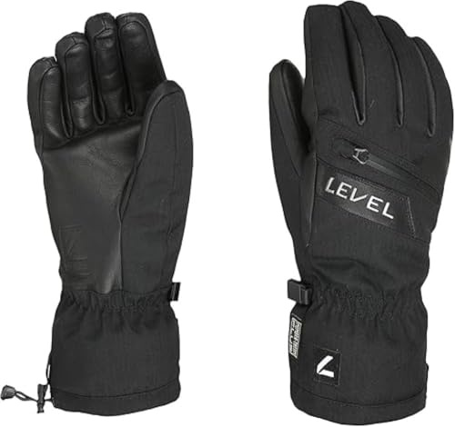 Level Switchback Mitt - Ski und Snowboard Handschuhe Herren, mit Stulpe und Tasche, Winterhandschuhe Wasserdicht für Extreme Kälte, Atmungsaktiv, Thermohandschuhe, Fäustlinge - 1 Paar