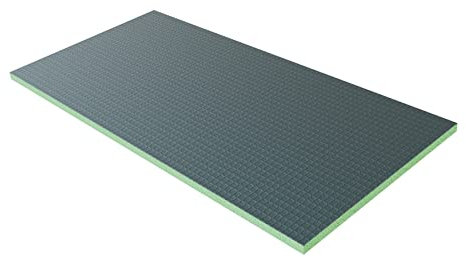 Huibathroom Tile Backer Boards 2500x600x25mm Board Pack of 5 Cement Coated Insulation Underfloor Heating