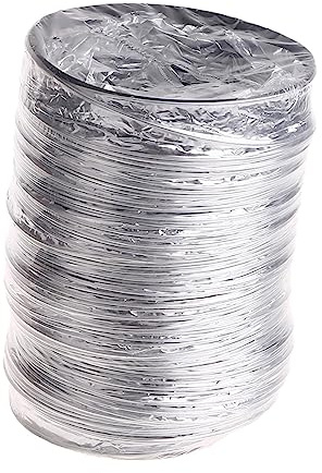 3Inch 80mm Ventilator Aluminum Tube Air Ventilation Hose Flexible Exhaust Duct for Air System Vent 3/6M Inner Diameter 80mm Aluminum Foil Hose Ducting Flexible 2/3/6 Meter Ventilation
