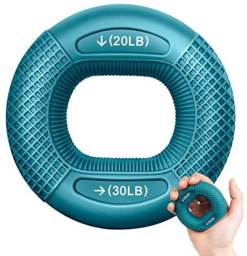 Handgriffstärke-Ringe, Silikon-Handgriffring, Finger-Krafttrainings-Übungsringe Mit 2 Widerstandsstufen, Krafttrainings-Armgriffe Für Klettern, Rehabilitationstraining, Zuhause Und Büro