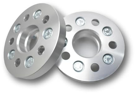 Spurverbreiterung Spurverbreiterungen PCD 5 * 100 Nabenbohrung 57 mm Dichtung Radnabenverbreiterung aus geschmiedetem Aluminium für Ford Focus MK2 MK3 2005-2017 (2 Stück) Distanzscheiben