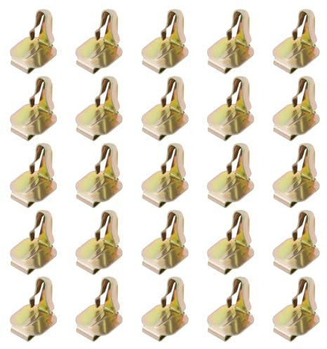 The Lord of the Tools 25 clips de fijación para panel de puerta de sistema de navegación de coche, clip de fijación de metal N0143781 compatible con Volkswagen